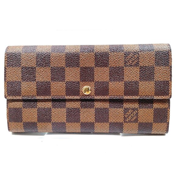 Louis Vuitton Brown Damier Wallet mon-450-092225 - Picture 1 of 9